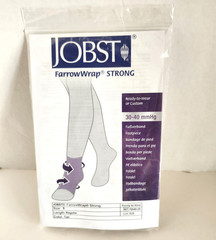 JOBST FarrowWrap STRONG Compression Wrap 30-40 mmHg Foot Piece Tan