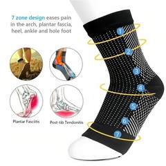 3PK de calcetines de compresión para aliviar la neuropatía Calcetines tobilleros
