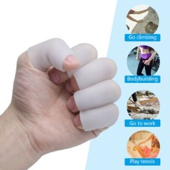 Soft Silicone Gel Finger Tube Protector Sport Protection Sleeves Protector