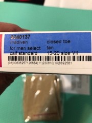 mediven for men select, 15-20 mmHg, Calf High Compression Stockings, Closed Toe