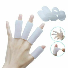 Soft Silicone Gel Finger Tube Protector Sport Protection Sleeves Protector