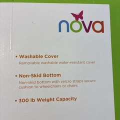 NOVA Medical Products 3″ Gel Foam Wheelchair – Auto – Chair Cushion 18x16x3 (83