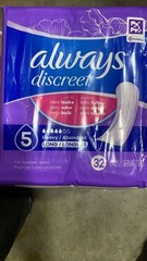 Always Discreet Heavy Long Size 5 Drop Pad Stock Up Box – 32ct