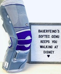Bauerfeind Softec Genu Size 4 Right Knee Joint Brace Patella Support Sleeve