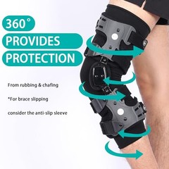 Knee Brace Undersleeve for Men & Womeneg Undersleeve for Knee Brace Closed L