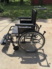 Quickie LXI Transit Folding Wheelchair In Mint Condition 18×17 Inches