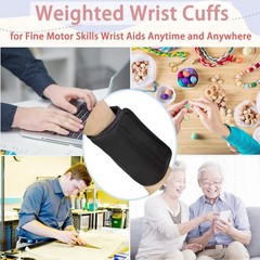 Okueejur 1PCS Wrist Weights for Tremors Hand Weighted Utensils for Hand Tremo…