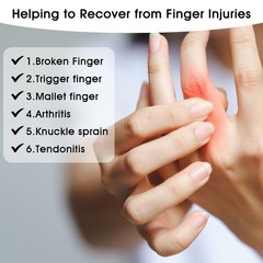 DIVINA VITAE 5PCS Trigger Finger Splints, Thumb Finger Brace for Trigger Fing…
