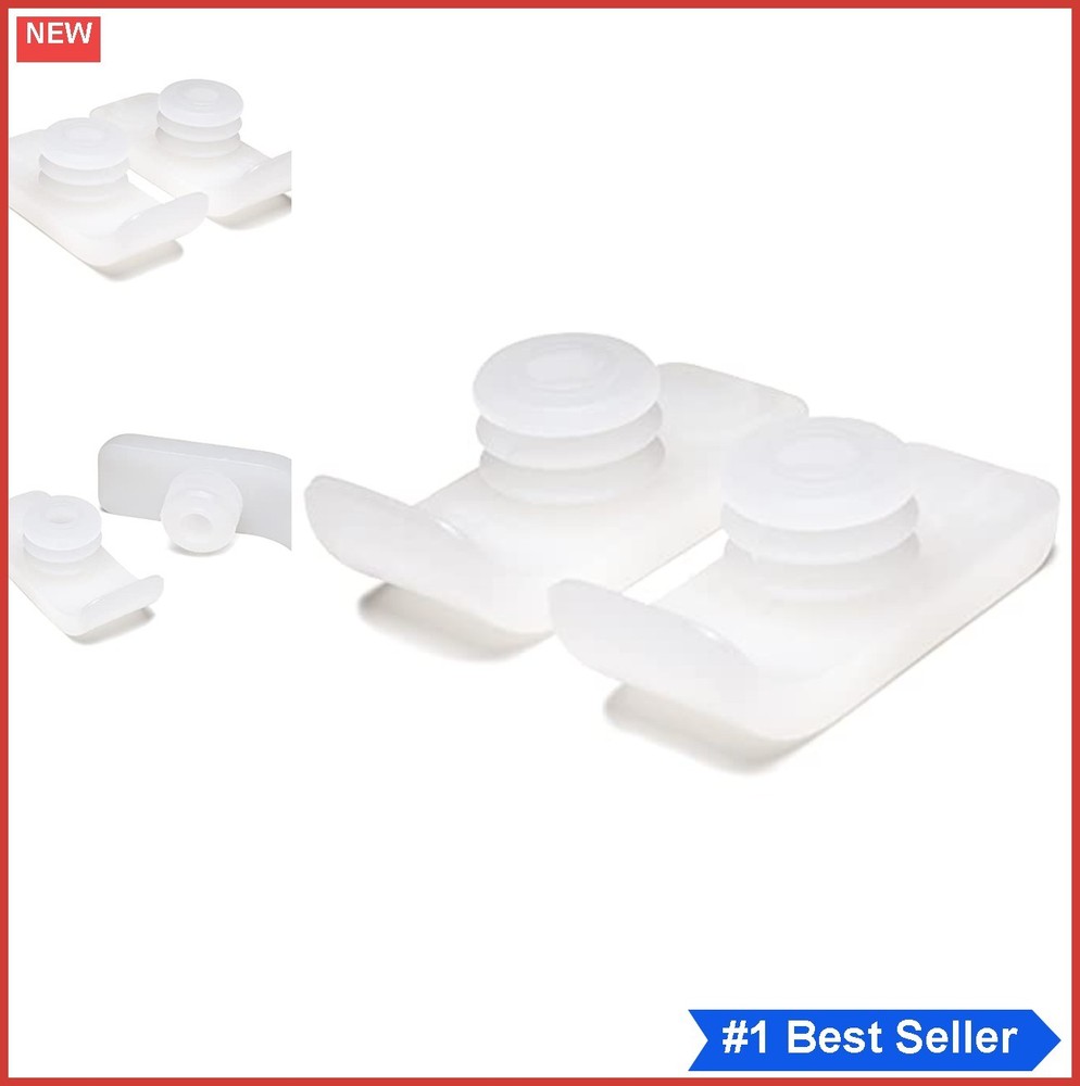 Walker Glide Skis 1 Inch Rubber Feet Pair White For Walker Mobility Aid
