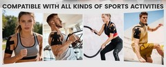 PreCut Kinesiology Tape for Shoulder (20 Pcs) – Waterproof Breathable Athletic