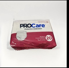 ProCare Adult Protective Underwear Medium 20 Count – New Factory Sealed – Unisex