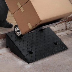 Heavy Duty Rubber 6″ Curb Ramp 40000 lbs Capacity for Driveway Shed Garage