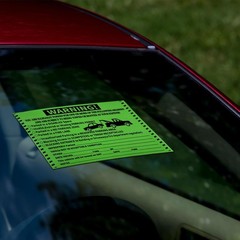 200 Pcs Adhesive Parking Violation Stickers Illegally No Parking Stickers Handic