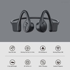 Bone Conduction Hearing Aids for Deafness Bluetooth Noise-Cancelling 4416