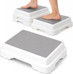 Bath Shower Step Stool 4.5″ Slip Resistant Stackable Indoor/Outdoor Safety