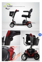 Pride Mobility Go-Go Sport 4 S74 4Wheel Travel Mobility Scooter Red