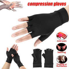 Copper Arthritis Compression Gloves Hand Support Pain Relief Joint Self Care