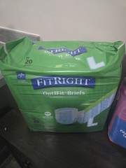 FitRight OptiFit Dipers With Tabs & Assurance Pull Ups Max/Extra Absorbency