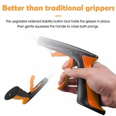 Foldable Garbage Pick Up Grabber Tool Rotating Jaw & Magnet Trash Picker 32”