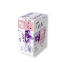 Seni Incontinent Pad 7.3 Inch Length Regular Length 36 Ct