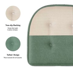 Premium Thick U-Shaped Memory Foam Chair Cushion Nonslip Rubber Back Seat Pad