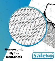 Disposable Honeycomb Nylon Beard Nets | Breathable, Durable | 100 Count [BLAC…
