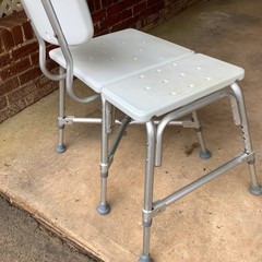Guardian bariatric transfer chair ref#MDS86952XW..white plastic and aluminum