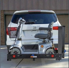 Silver Spring Folding Scooter Wheelchair Carrier w/ 59″ Ramp Steel 500 lb