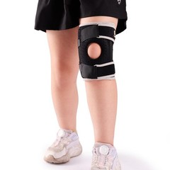 1 PCS Kids Knee Brace Osgood Schlatter Support Stabilizers XSmall Black/Gray
