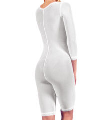 Above-Knee Bodysuit Zippered/Liposuction Surgical Garment Design Veronique BA853