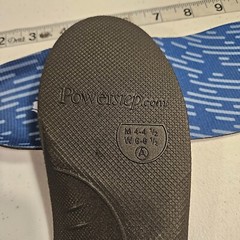 Powerstep Original Full Length Arch Orthotic Insole Size A M4-4.5 W6-6.5