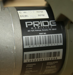 TESTED Motors for Pride Jazzy EVO 613 / Li Power Chair MOT2100312 MOT2100310
