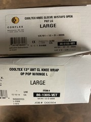 CORFLEX KNEE 13″ CL KNEE WRAP & KNEE SLEEVE SIZE LARGE