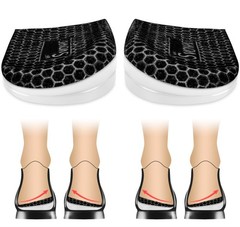 Svowin 3 Layers Adjustable Supination L: W 8-12/ M 7.5-14, Black