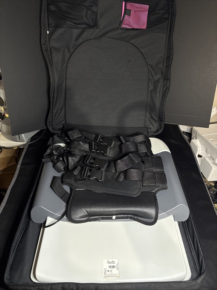 Saunder Lumbar Traction Device Decompression in Travel Case Back Pain Relief
