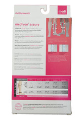 Mediven ASSURE CALF HIGH 30-40 Compression CT SOCKS – BLACK – Small