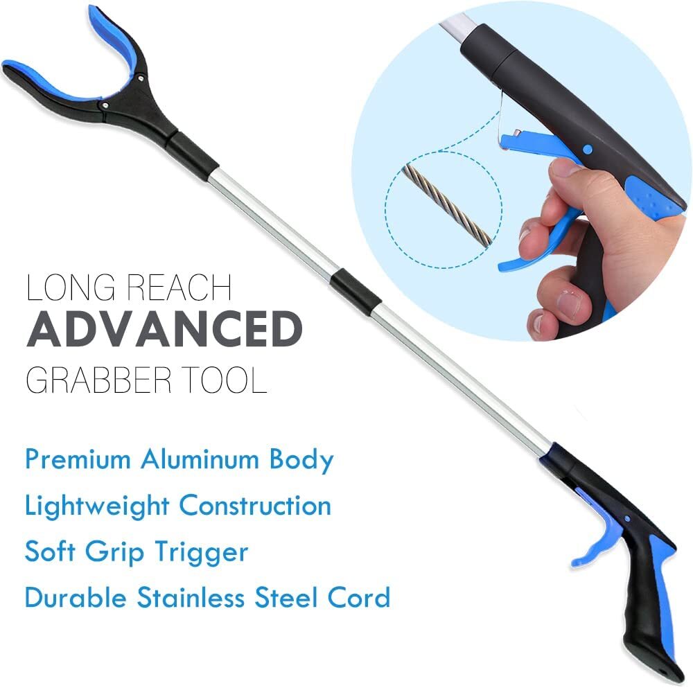 1PCS Heavy Grabber Tool Industrial Pick Up Stick Hand Grip Reach Trash Reacher
