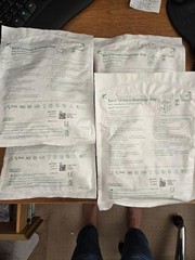 4x Urinary Drainage Bags Safety Outlet 2,000 ml FACTORY SEALED 154002