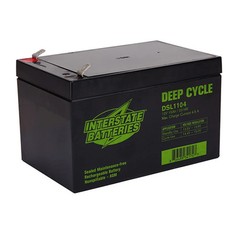 Interstate DSL1104 12V 15Ah AGM Mobile Scooter Battery Upgrade Pride, Golden