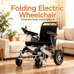 Power Wheelchair Foldable Intelligent Electric Wheelchair All Terrain For Adult