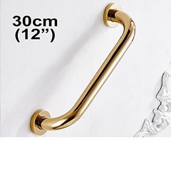 700Brass 12Inch Grab Bar for Hotel/Motel/Home Shower Safety, Solid Brass, Pol…