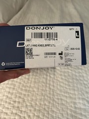 NEW Don Joy Hinged Knee Brace Size L