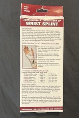 OTC Professional Orthopaedic Pro’s Choice Cock-Up Wrist Splint SMALL Left Hand