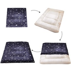 MAXYOYO Mattress Cover for Traditional Japanese Futon Mattress, Queen, Star