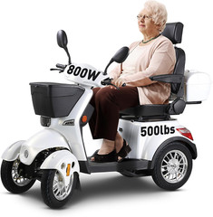Powerful Electric Mobility Scooter 800W 60V 20A Motor 500LBS Weight Capacity