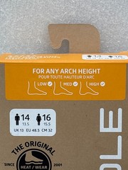Sole Premium Custom insert/Orthotics Mens 13.5/14 Womens 15.5/16 New