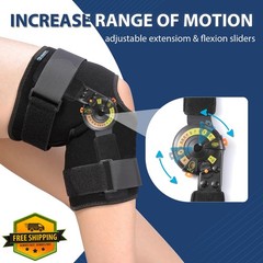 Nvorliy Knee Brace ROM Large No Shoulder Strap