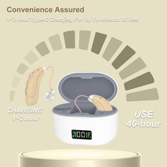 Hearing Aids Digital Rechargeable Hearing Aid for Seniors with Hearing Loss Easy