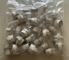 16 Pack QuietAir Elbow for ResMed F20 F30 Mask, 360 Swivel & Quick Release
