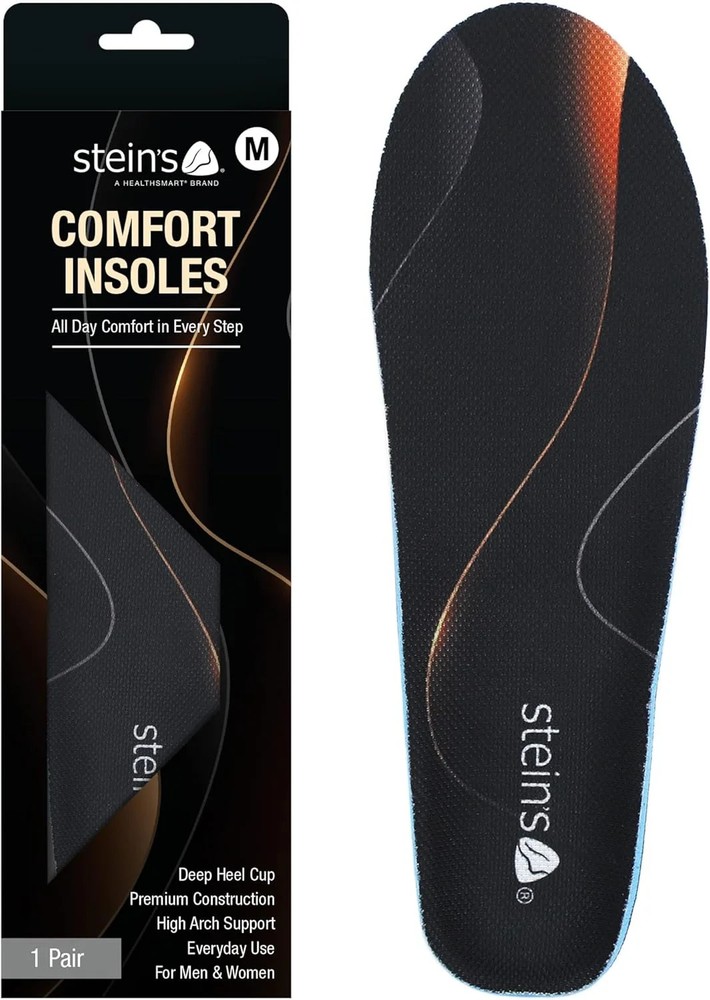 Steins ComfortEase Foam Insoles for Plantar Fasciitis for Men and Women | Orthot